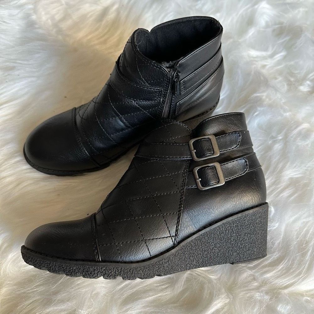 Rachel shoes black kids booties